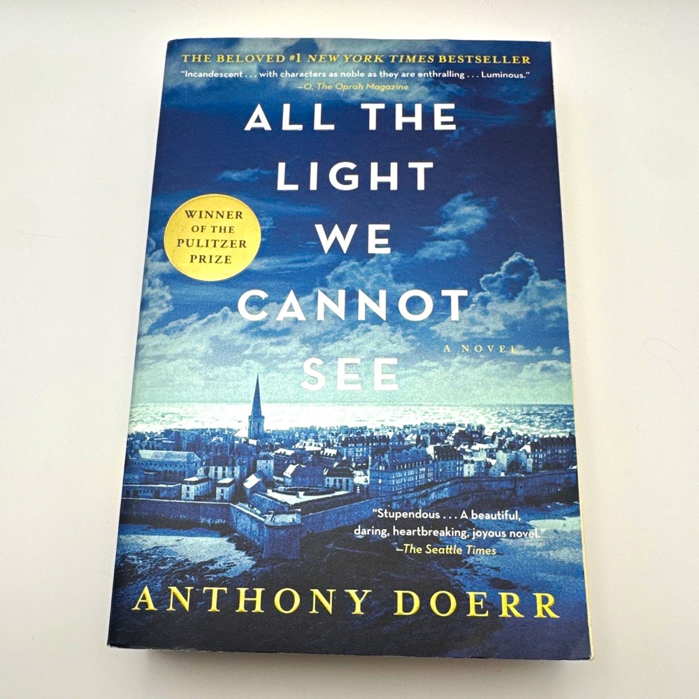 All the Light We Cannot See Anthony Doerr Scribner Paperback WWII Novel